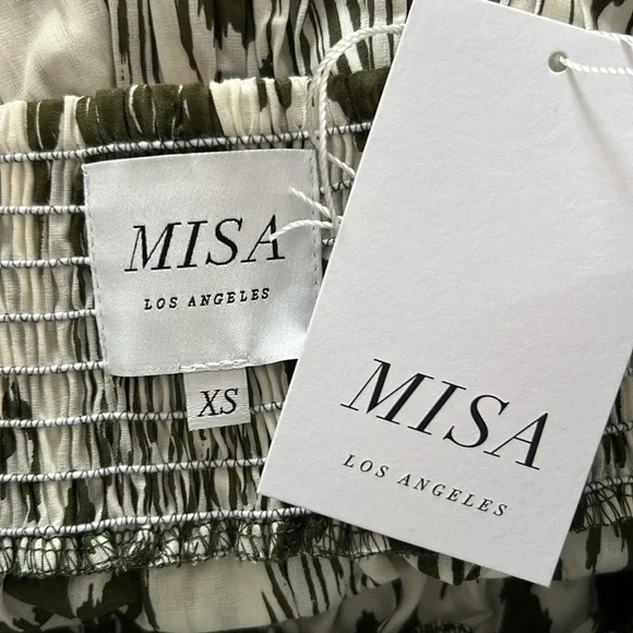 MISA LOS ANGELES Evienne Ikat Print Tiered Mini Skirt XS - Picture 8 of 12